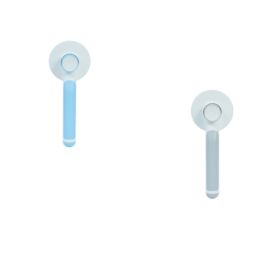 Round Handle Pet Passage Comb (Option: Blue Grey)
